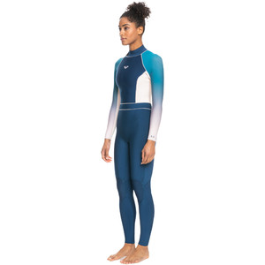 2023 Roxy Womens Rise 3/2mm Back Zip GBS Wetsuit ERJW103117 - Iodine Blue